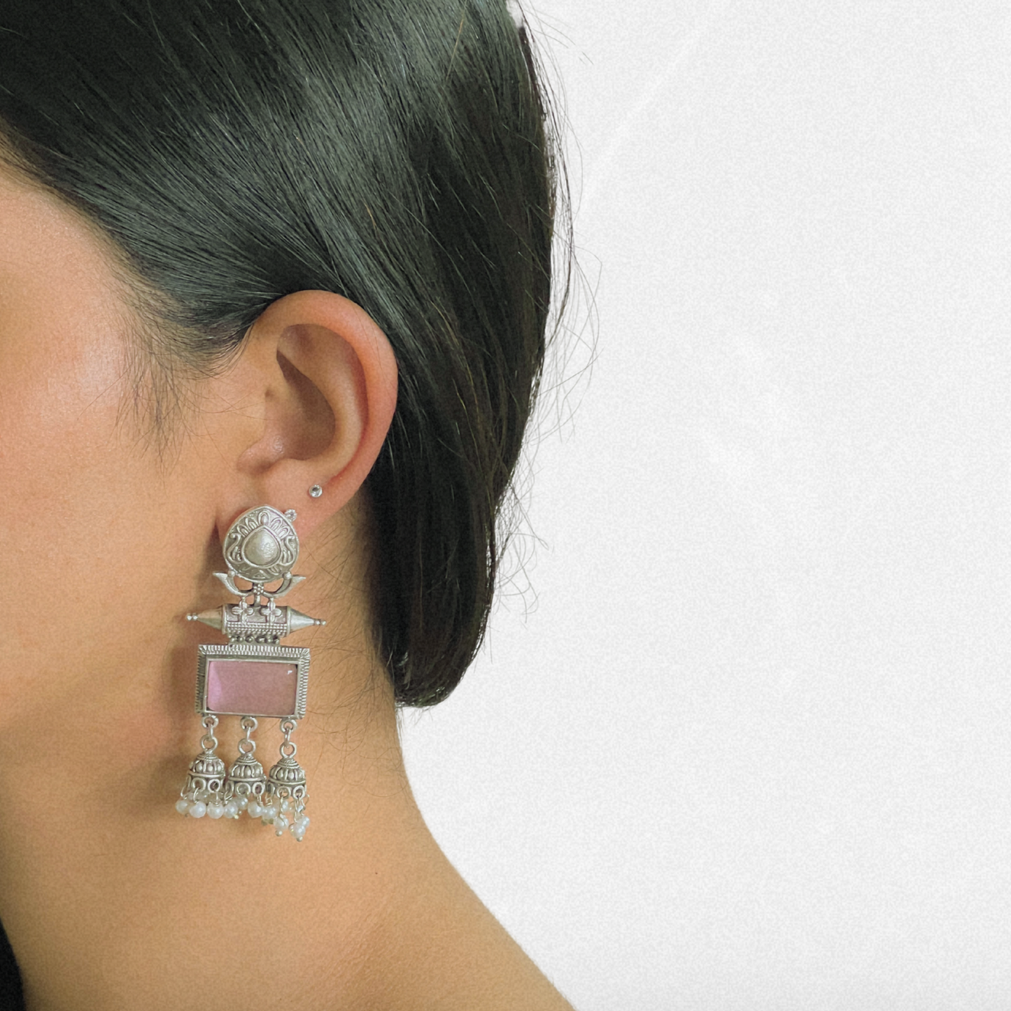 RASIYA EARRINGS (BLUSH PINK)