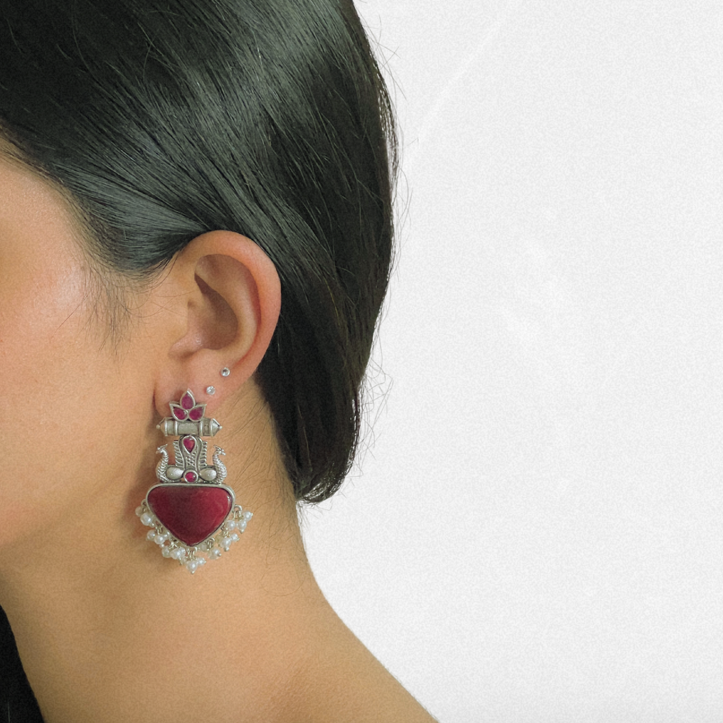 PADMINI EARRINGS (RED)