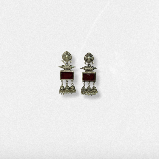 RASIYA EARRINGS (RED)