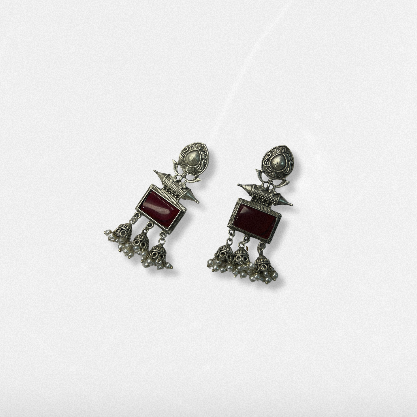 RASIYA EARRINGS (RED)