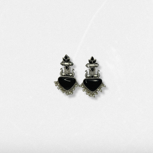 PADMINI EARRINGS (BLACK)